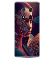 Honor Magic 7 Lite Kılıf Boutique Baskılı Resimli Kelebek Kadın Pcode -075