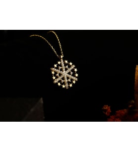 Yıldızlı Gece Kolye (Gold)