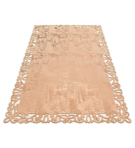 Makine Kaymaz Yıkanabilir Modern Salon Halısı Mutfak Halısı Koridor Halısı Yolluk bnc 05 beige