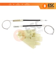 Alfa Romeo 159 939 2005-2011 4/5 Kapı 71740123 İçin Elektrikli Arka Sağ Kapı Cam Kriko Tamir Seti
