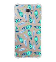 PrintiFy Samsung Galaxy J7 Prime Uyumlu Nazar Boncuğu 3 Baskılı Şeffaf Köşe Korumalı Antişok Kılıf
