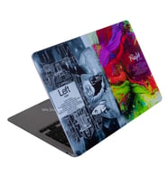 McStorey Macbook Air Kılıf A2179 ile Uyumlu Sticker Kaplama Laptop Koruyucu BrainNL (Gri)