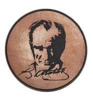 ATATÜRK Deri PEÇ - Arma - Askeri Patch