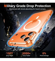 [SARARMAZ SLİM MİKA] For iPhone 17 Pro Max ile uyumlu Crystal Clear Mika Magsafe Darbe Emici Şeffaf Kılıf (Lacivert, iPhone 17 Pro Max)