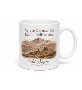 Bitlis Gurbetçi Dostlara Özel Kupa Bardak Hediye Anlamlı Hatıra