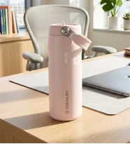 Kişiye Özel The IceFlow Flip Straw 2.0 Pipetli Stanley Termos Bardak 0,47 L