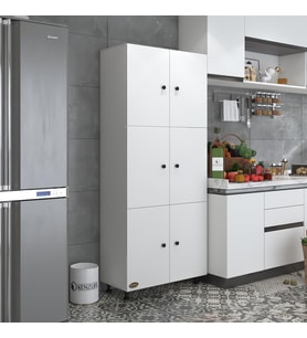 Kenzlife mutfak dolabı tahiri byz 188*80*37 çok amaçlı dolap arkalıklı