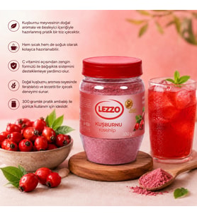 Kuşburnu Toz İçecek ( Sıcak ve Soğuk İçim) 300 Gr