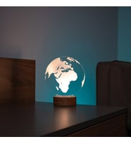 3d Dünya Haritası Masa Lambası Öğretmene Hediye 3 Boyutlu Led Gece Lambası