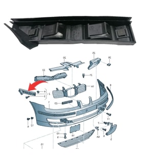 Seat Leon-Toledo Ön Tampon Braketi Sağ 1M0807050B/1M0807184A