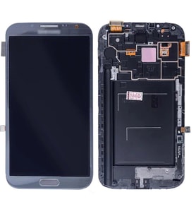 Samsung Galaxy Note 2 N7100  Lcd Ekran Dokunmatik A+++Süper Kalite (Siyah)