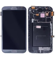 Samsung Galaxy Note 2 N7100  Lcd Ekran Dokunmatik A+++Süper Kalite (Siyah)