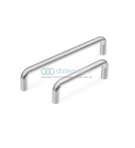128 Mm. Plus U Tipi Kulp İnox-mat Siyah Kaplama