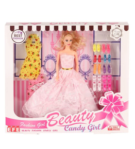207 Ayakkabı Setli Candy Girl Bebek -Toys