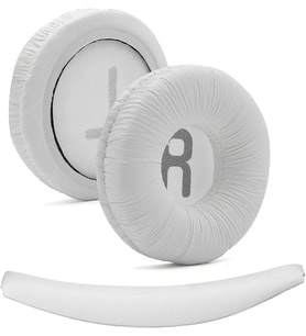 Jbl Kulaklık Pedi 450/460/500/510 BT Tune 600T250/300 Uyumlu Jbl Kulaklık Süngeri +Yastığı Takımı Beyaz