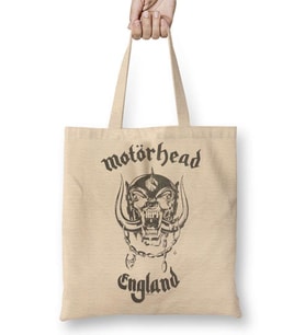 Motörhead Bez Çanta Uzun Saplı