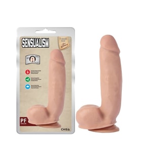 Sensualism 21cm Kıkırdaklı Gerçekçi Dildo