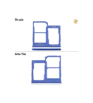 Samsung Galaxy A41 Sim İç Yuvası Çiftli Çiftli sim yuvası ikili sim tepsisi çiftli sim aparatı dual sim çekmecesi