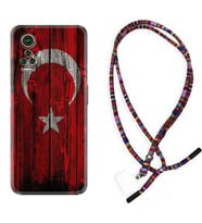 General Mobile GM 21 Pro GM 22 Pro Plus Kılıf Boyun Asklı Rasta Silikon Şanlı Türk Bayrağı 2 1317