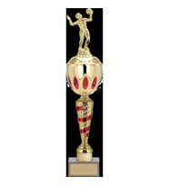 ODAK KUPA - Figürlü Kupalar - Voleybol Kadın Figürlü Kupalar FG-086 C - 56 cm