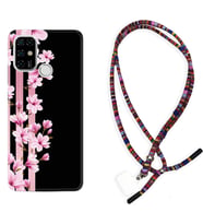 Casper E30 F20 X20 Kılıf Boyun Asklı Rasta Silikon Pink Flowers 3 1393