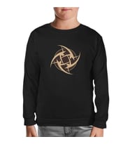 Ninjas In Pyjamas Siyah Çocuk Sweatshirt