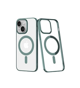 Apple iPhone 14 Plus Kılıf Element Magneticsafe Sert Kapak - Köknar Yeşili