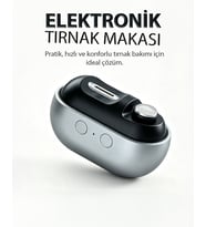 Lexroo Elektrikli Tırnak Makası Pratik M7 Otomatik Tırnak Kesme ve Törpüleme Cihazı