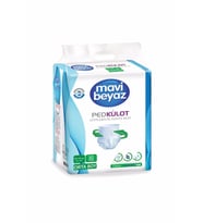 Mavi Beyaz Ped Külot Emici Orta Boy Medium 30'lu 1 paket