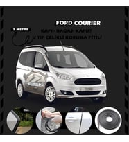 Ford Courier Oto Araç Kapı Koruma Fitili 5metre Parlak Siyah Renk