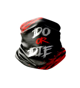 Motobir Baf-Bandana Siyah Kırmızı Do Or Die (Renksiz)