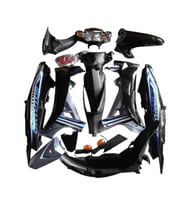 Crypton C8 Uyumlu Kaporta Seti Siyah 20 Parça Far Stop Dahil (2010-2014)