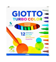 Giotto Turbo Color Keçeli Kalem Boya Seti 12li