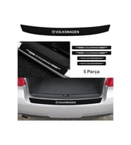 Volkswagen Lt İçin Uyumlu Aksesuar Oto Arka Tampon Bagaj Koruyucu Sticker 92*7 Cm