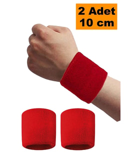 Çift Havlu Bileklik Ter Bandı 10cm Sporcu Havlu Bilekliği