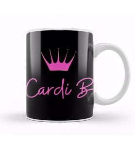 Queen Cardi B Kupa Bardak Porselen
