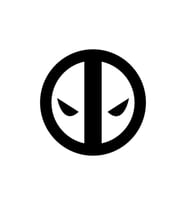 Deadpool Oto Cam Sticker 58*35 Cm