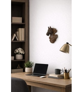 At Başı Duvar Dekoru 24x16 cm – Modern Dekoratif Duvar Süsü Salon ve Ofis Dekorasyonu
