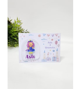 İsme Özel Kişiye Özel Peri Kızı Pleksi Doğum Günü Magnet Bebek Magnet Bebek Hediyelik 20 Adet