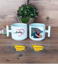 Sevgiliye Hediye Kupa Bardak T Fotoğraflı Sevgililer Günü Hediyesi