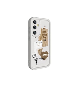 Samsung Galaxy S24 Uyumlu Kılıf Kamera Korumalı Baskılı Arka Yüzey Zore Klas Kapak