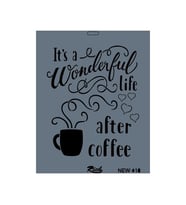 New Seri N-418 Stencil 35X25 Cm