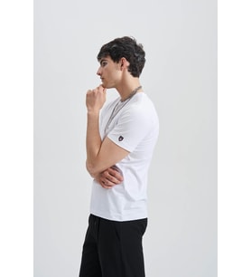 Brainstorming Erkek Taş T-Shirt (Beyaz)
