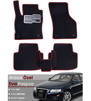 AUDİ A6 (2004-2011) Uyumlu EVA Paspas Tam Set–Araca Özel,Su Geçirmez,Hızlı ve Kolay Montaj