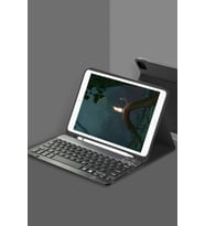 Pilelistore   Huawei Honor Pad X8 10.1 Kılıf KC01 Smart Klavyeli Tablet Kılıfı - Siyah