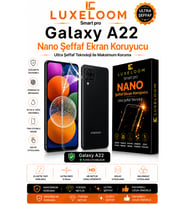 LUXELOOM Smart pro Galaxy A22 Nano Şeffaf Ekran Koruyucu