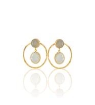 Kadir Jewellery 22 Ayar Altın Kaplama Kadın Halka Küpe -El İşçiliği Ve Hipoalerjenik Küpe