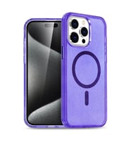 Northcity MagSafe Kılıf iPhone 15 Pro Max ile Uyumlu - Mor Glow Kapak