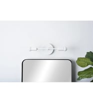RİOLİGHT VİNTAGE,RETRO,RUSTİK BEYAZ 2XE27 DUYLU METAL AYNA ÜSTÜ DUVAR APLİK