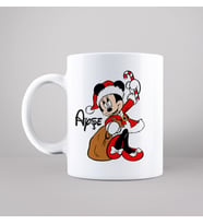Minnie Mouse & Yılbaşı & Mutlu Yıllar Tasarımlı Kupa Kişiye Özel